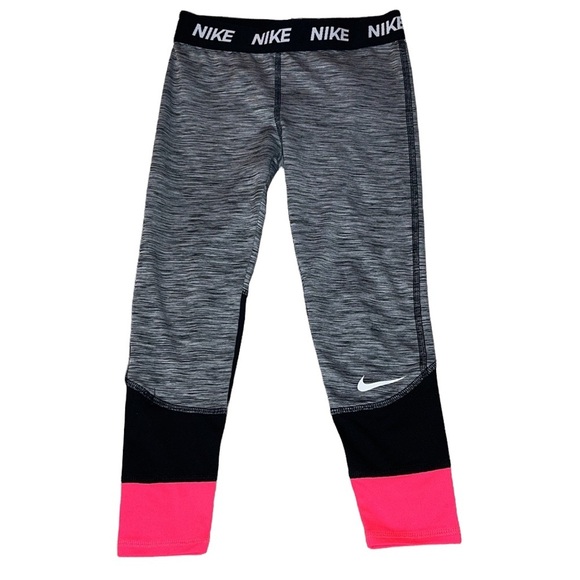 Nike Active Girls Leggings Size 6 M - Picture 1 of 7